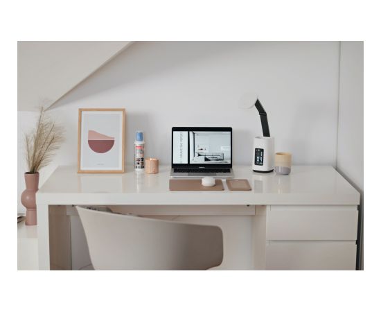 Activejet AJE-TECHNIC LED desk lamp with display white