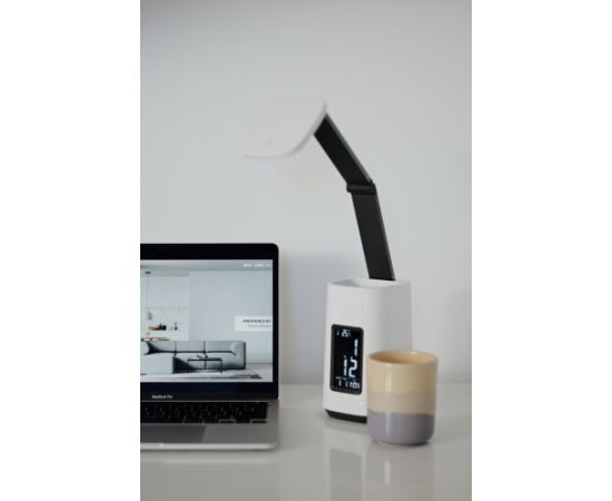 Activejet AJE-TECHNIC LED desk lamp with display white
