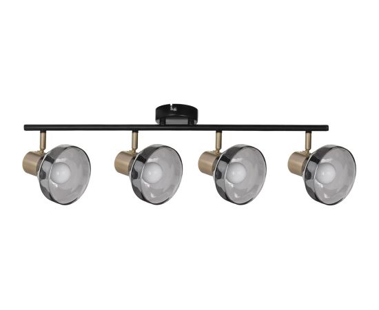 Activejet LISA double black and gold ceiling wall light strip E14 wall lamp for living room