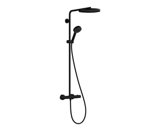 Hansgrohe dušas sistēma Pulsify 260 1 jet ar vannas termostatu Ecostat Fine un rokas dušu 3 jet, matt black