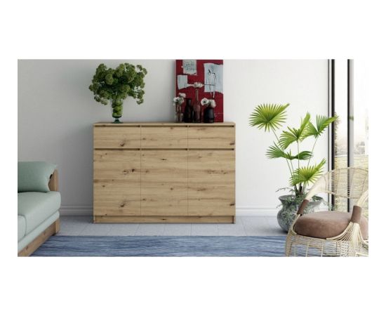 Top E Shop Topeshop 3D3S ARTISAN kumode, 120×40×97 cm, ozolkoka tonī
