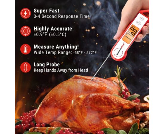 ThermoPro TP19HW digitālais momentānais termometrs Grilu piederumi