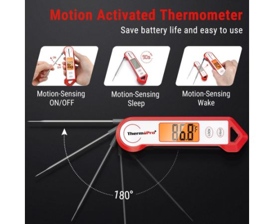 ThermoPro TP19HW digitālais momentānais termometrs Grilu piederumi