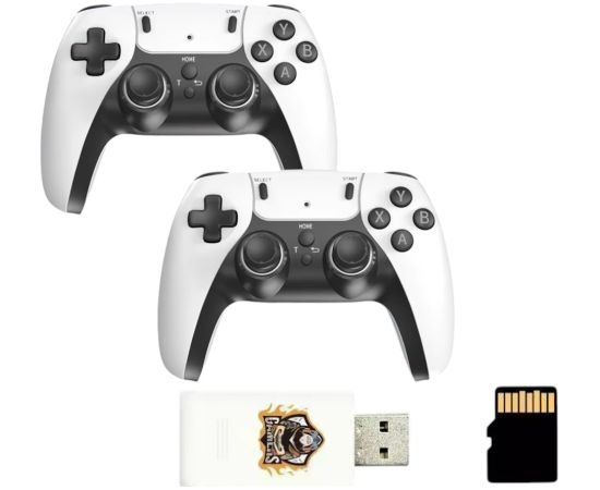 GameBox HY01 64bit Ретро 20K Игра 4K USB стиком консоль для Android x2 беспроводных контроллера Белый