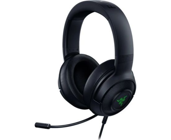 Razer Kraken V3 X USB Gaming Headset, Over-Ear, Wired, Microphone, Black