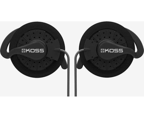 Koss KSC35WL Headphones, Ear Clip, Wireless, Microphone, Black