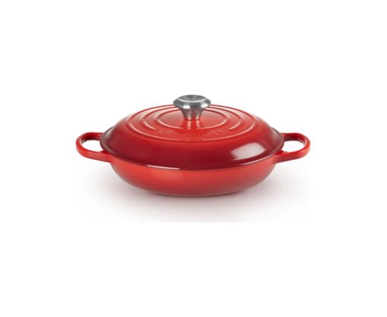 Le Creuset Чугунная неглубокая кастрюля 30 см / 3,5 л красная