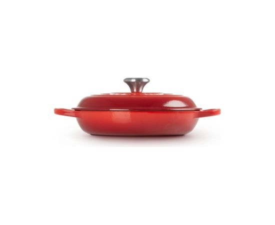 Le Creuset Чугунная неглубокая кастрюля 30 см / 3,5 л красная