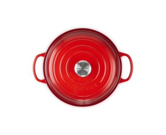 Le Creuset Чугунная неглубокая кастрюля 30 см / 3,5 л красная
