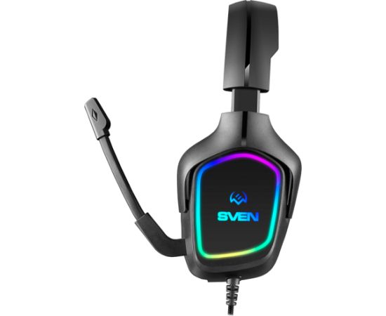 Sven Gaming headphones with microphone AP-U750MV, black (USB, RGB)