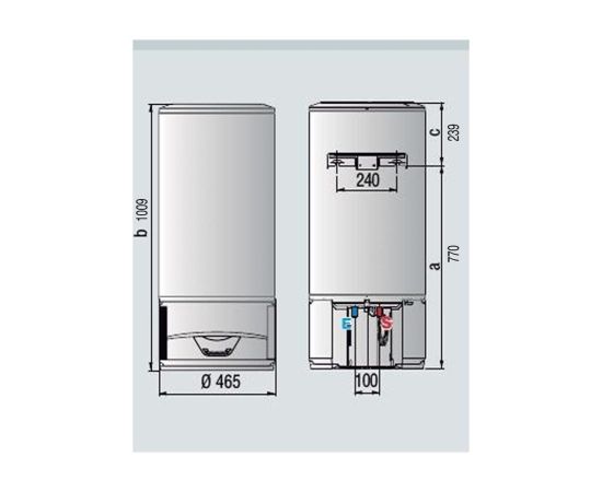 Ariston LYDOS HYBRID 80L vertikāls Ūdens sildītājs