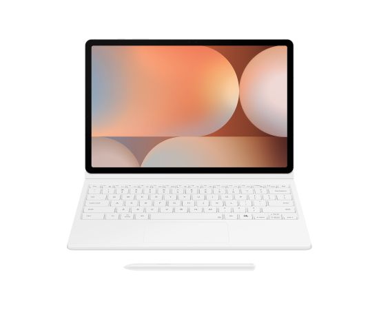 Samsung Tab S10+/S9+/S9 FE+ Book Cover Keyboard, White