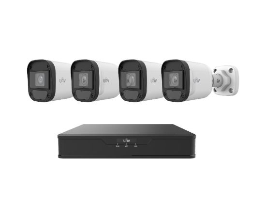 Uniview UNV 5MP AHD комплект видеонаблюдения (XVR + 4 bullet камеры)