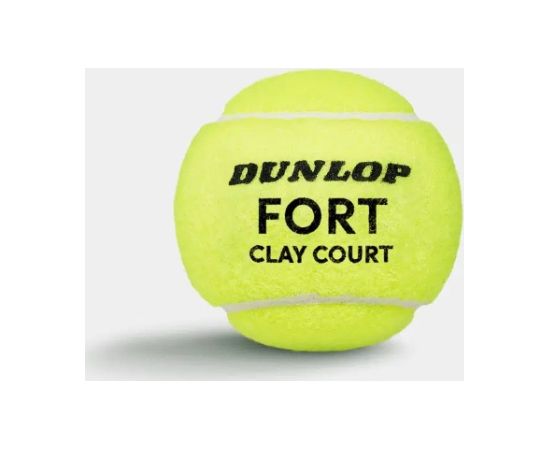 Tennis balls DUNLOP FORT CLAY COURT Premium 4-tube ITF
