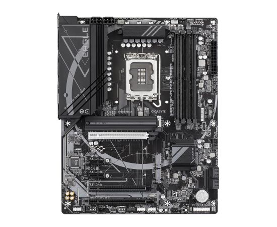 Mainboard GIGABYTE Intel Z790 LGA1700 ATX Memory DDR5 Memory slots 4 3xPCI-Express 3.0 1x 1xPCI-Express 4.0 4x	 1xPCI-Express 5.0 16x 3xM.2 1xHDMI 1xDisplayPort 6xUSB 2.0 6xUSB 3.2 1xUSB-C 1xPS/2 1xOptical S/PDIF 1xRJ45 3xAudio port Z790EAGLE1.0