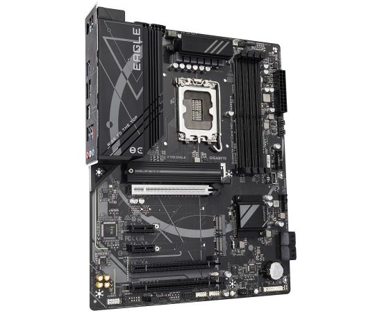 Mainboard GIGABYTE Intel Z790 LGA1700 ATX Memory DDR5 Memory slots 4 3xPCI-Express 3.0 1x 1xPCI-Express 4.0 4x	 1xPCI-Express 5.0 16x 3xM.2 1xHDMI 1xDisplayPort 6xUSB 2.0 6xUSB 3.2 1xUSB-C 1xPS/2 1xOptical S/PDIF 1xRJ45 3xAudio port Z790EAGLE1.0