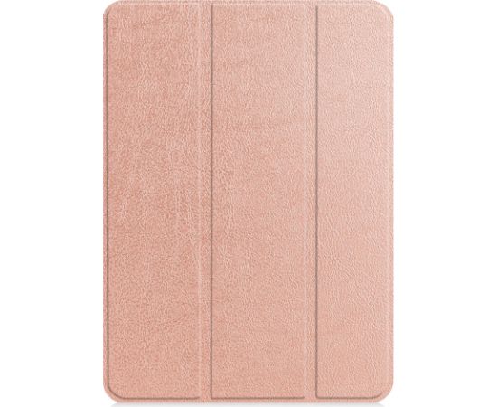 iLike Tri-Fold Эко-Кожаный Чехол-Подставка для Apple iPad Pro 13'' (2024) 7-го Поколения Розовое Золото
