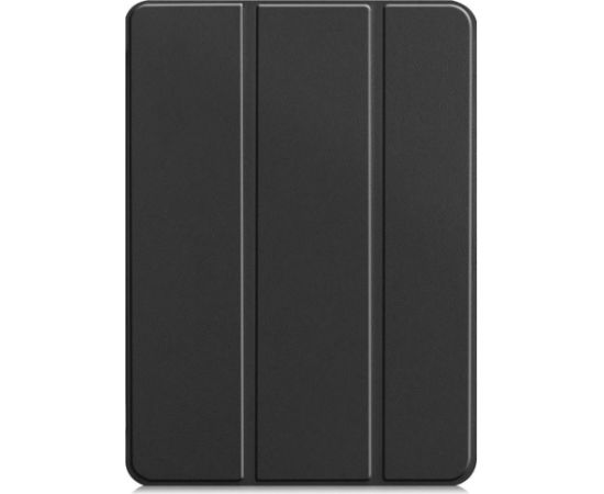 iLike Tri-Fold Эко-кожаный чехол-подставка для Apple iPad Air 13 (2024) 6-го поколения Черный