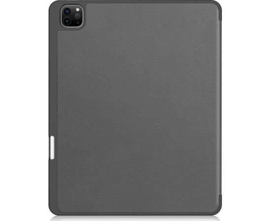 iLike Трехслойный Экокожаный Чехол-Подставка для Apple iPad Pro 13'' (2024) 7-го Поколения Серый