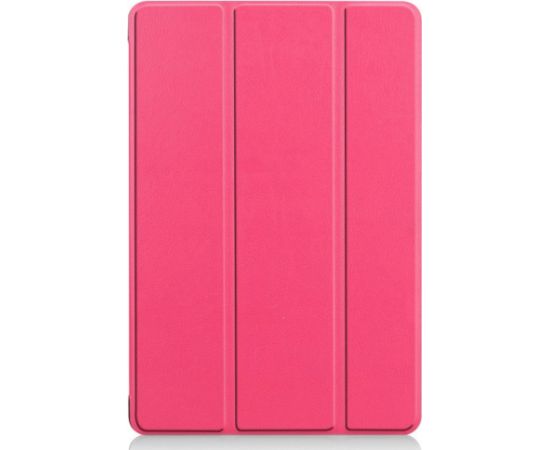 iLike Tri-Fold Eko-ādas Maks ar statīvu Apple iPad Pro 11'' (2024) 5. paaudze Koraļļu rozā