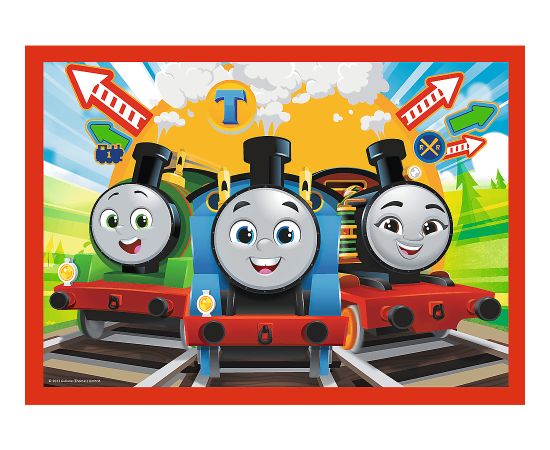 TREFL THOMAS & FRIENDS Pužļu komplekts 4 in 1 Tomass