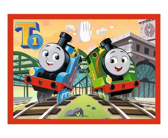TREFL THOMAS & FRIENDS Pužļu komplekts 4 in 1 Tomass