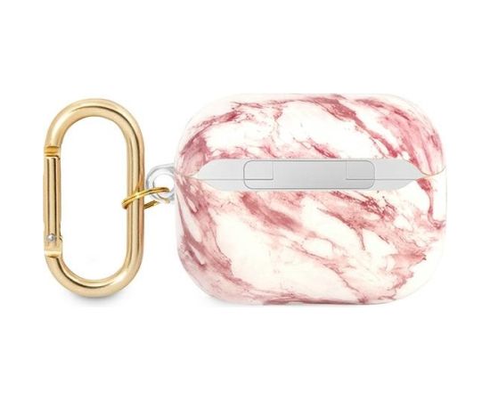 Guess GUAPHCHMAP AirPods Pro cover różowy|pink Marble Strap Collection