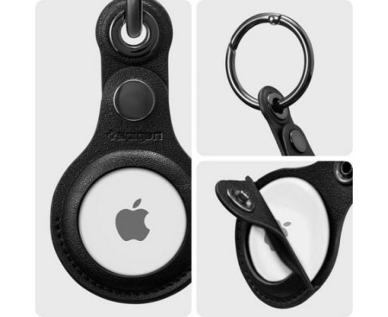 Spigen Valentius atslēgu piekariņš Apple AirTag ar atslēgu piekariņu melns