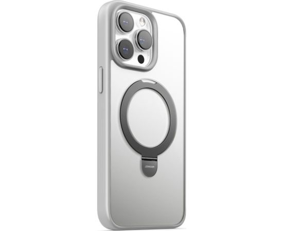 Чехол Joyroom JR-BP004 Magnetic Protective Phone Case With Holder Apple iPhone 15 Pro серый