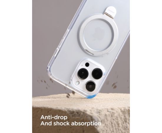 Чехол Joyroom JR-BP004 Magnetic Protective Phone Case With Holder Apple iPhone 15 Pro серый