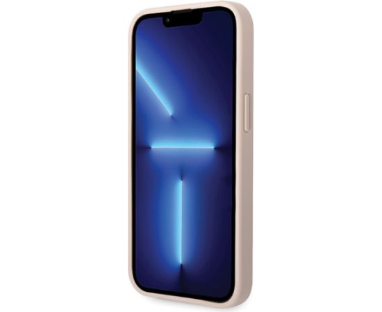 Guess GUHCP15S4GMGPI iPhone 15 6.1" розовый жесткий чехол 4G Большой металлический логотип