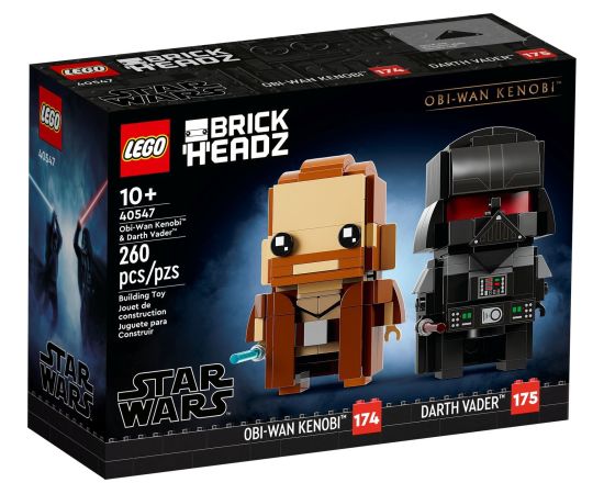 LEGO BrickHeadz Obi-Wan Kenobi i Darth Vader (40547) LEGO Disney