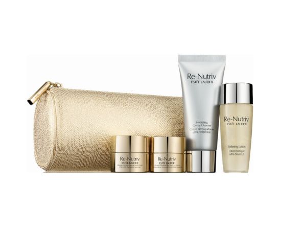 Estée Lauder Re-Nutriv Deluxe Set Re-Nutriv, Hydrating, Cleansing Cream, 30 ml + Re-Nutriv - Ultimate Lift Regenerating Youth, Strengthens/Lifted & Radiant, Morning & Night, Cream, For Face, 7 ml + Re-Nutriv - Ultimate Lift Rege