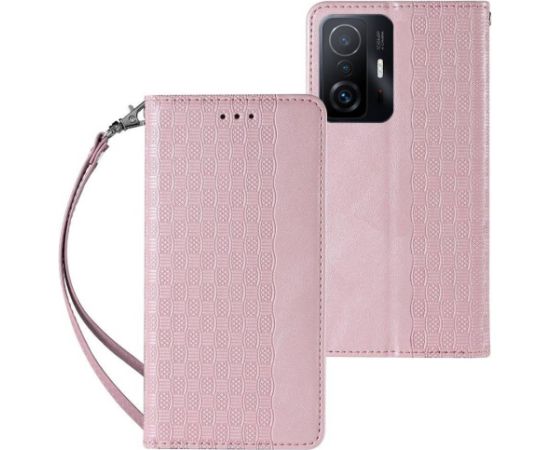 Fusion Magnet Strap grāmatveida maks + aukliņa Samsung A136 Galaxy A13 5G | A04S rozā