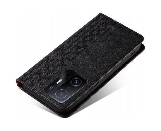 Fusion Magnet Strap grāmatveida maks + aukliņa Samsung A136 Galaxy A13 5G | A04S melns