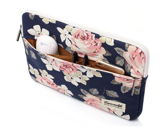 Canvaslife ХОЛЩОВЫЙ РУКАВ ДЛЯ НОУТБУКА 15-16 NAVY ROSE