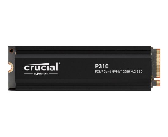 SSD CRUCIAL P310 1TB M.2 PCIe Gen4 NVMe 3D NAND Write speed 6000 MBytes/sec Read speed 7100 MBytes/sec TBW 220 TB CT1000P310SSD5