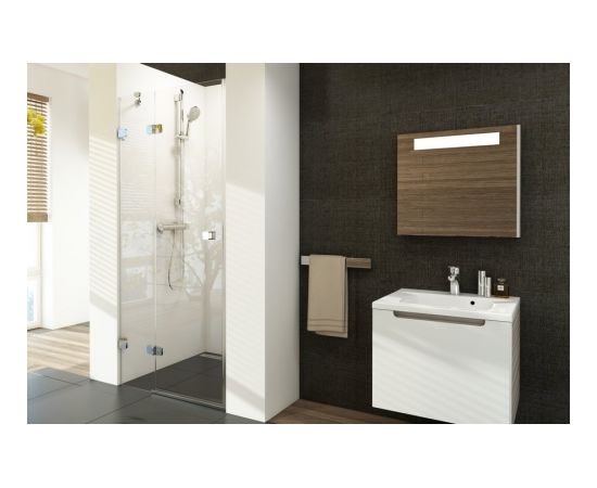 Ravak BSD2-80 A-L chrom+glass Transparent (790-805) veramās dušas durvis