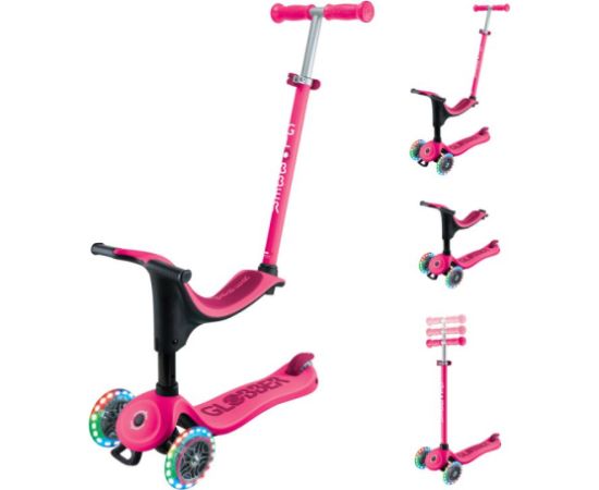Globber Skrejritenis ar sēdekli GO•UP SPORTY LIGHTS (452-610-4 S)