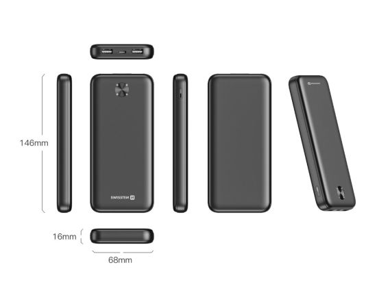 Swissten Power Line II Power Bank 30000 mAh