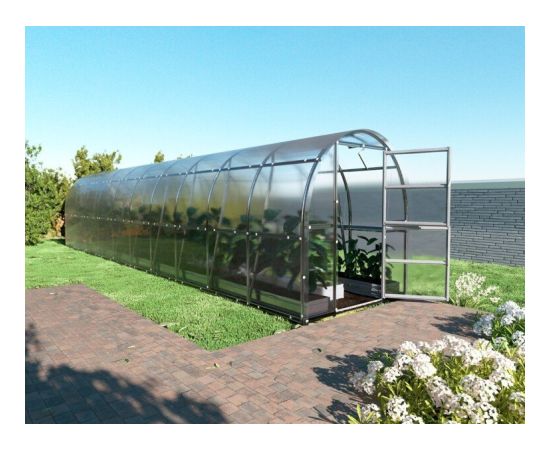 Теплица KLASIKA SLIM 2х12м (24м2) с покрытием из поликарбоната 4мм