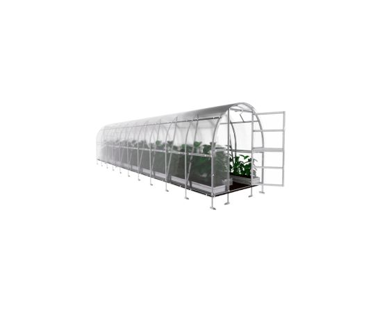 Теплица KLASIKA SLIM 2х12м (24м2) с покрытием из поликарбоната 4мм