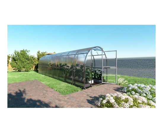 Siltumnīca KLASIKA SLIM 2x8m (16m2) ar 4mm polikarbonāta pārklājumu