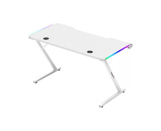 Biurko gamingowe Huzaro Hero 2.5 White RGB