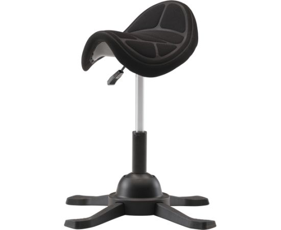 Up Up Toronto ergonomic balance stool Black, Black fabric, longer gas lift