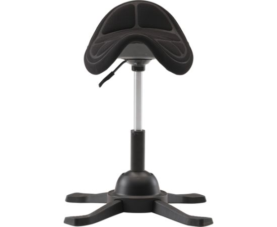Up Up Toronto ergonomic balance stool Black, Black fabric, longer gas lift