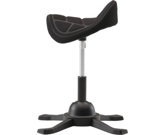 Up Up Toronto ergonomic balance stool Black, Black fabric, longer gas lift
