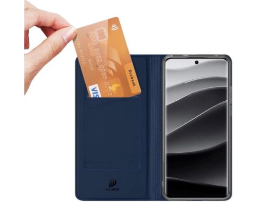 Чехол Dux Ducis Skin Pro Xiaomi Redmi Note 14 Pro+ 5G темно синий