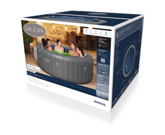 Bestway Lay-Z-Spa Santorini 7 SMART HydroJet PRO Džakuzi