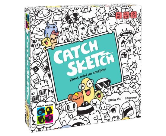Brain Games Galda spēle Catch Sketch LV Galda spēles